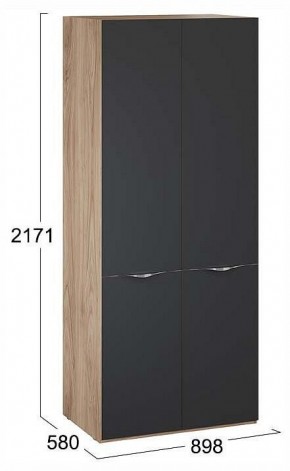 Шкаф платяной Глосс СМ-319.07.003 в Лесном - lesnoy.ok-mebel.com | фото 4