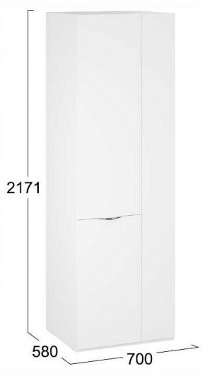 Шкаф платяной Глосс СМ-319.07.006 в Лесном - lesnoy.ok-mebel.com | фото 4