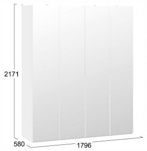 Шкаф платяной Порто СМ-393.07.109 в Лесном - lesnoy.ok-mebel.com | фото 3