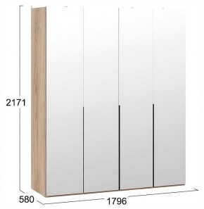 Шкаф платяной Порто СМ-393.07.109 в Лесном - lesnoy.ok-mebel.com | фото