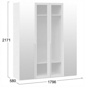 Шкаф платяной Порто СМ-393.07.115 в Лесном - lesnoy.ok-mebel.com | фото 4
