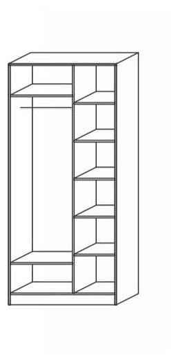 Шкаф платяной Венеция в Лесном - lesnoy.ok-mebel.com | фото 2