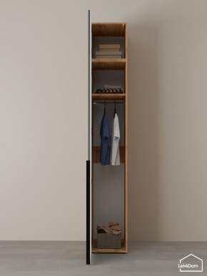 Шкаф с антресолью Linnea MHR-1A-1 2450х400х510 (ДВ-М 11.1.25) в Лесном - lesnoy.ok-mebel.com | фото 4