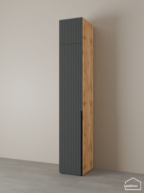 Шкаф с антресолью Linnea MHR-1A-4 2450х400х510 (ДВ-М 11.1.25) в Лесном - lesnoy.ok-mebel.com | фото