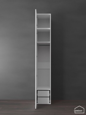 Шкаф с антресолью Linnea MHR-1POA-3 2450х400х510 (Белый-М 11.1.1) в Лесном - lesnoy.ok-mebel.com | фото 5