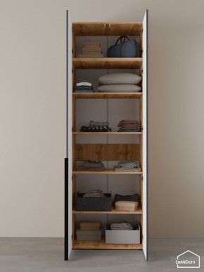 Шкаф с антресолью Linnea MHR-2A-2 2450х800х510 (ДВ-М 11.1.25) в Лесном - lesnoy.ok-mebel.com | фото 4