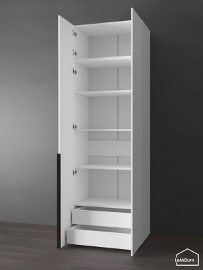 Шкаф с антресолью Linnea MHR-2A-4 2450х800х510 (Белый-М 11.1.2) в Лесном - lesnoy.ok-mebel.com | фото 5