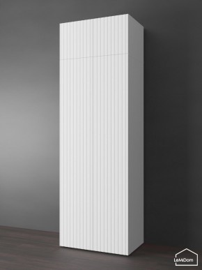Шкаф с антресолью Linnea MHR-2POA-1 2450х800х510 (Белый-М 11.1.1) в Лесном - lesnoy.ok-mebel.com | фото