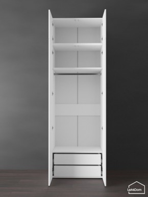 Шкаф с антресолью Linnea MHR-2POA-3 2450х800х510 (Белый-М 11.1.1) в Лесном - lesnoy.ok-mebel.com | фото 5
