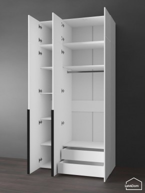 Шкаф с антресолью Linnea MHR-3A-2 2450х1200х510 (Белый-М 11.1.2) в Лесном - lesnoy.ok-mebel.com | фото 5