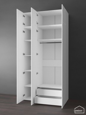 Шкаф с антресолью Linnea MHR-3POA-2 2450х1200х510 (Белый-М 11.1.1) в Лесном - lesnoy.ok-mebel.com | фото 5