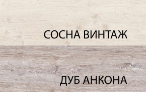 Шкаф с витриной 1V1D1S, MONAKO, цвет Сосна винтаж/дуб анкона в Лесном - lesnoy.ok-mebel.com | фото 3