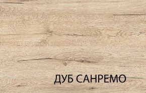 Шкаф-витрина 1D1V OSKAR , цвет дуб Санремо в Лесном - lesnoy.ok-mebel.com | фото 3