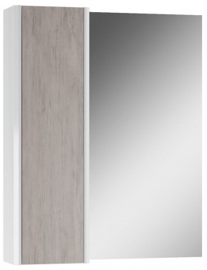 Шкаф-зеркало Uno 60 Дуб серый левый/правый Домино (DU1503HZ) в Лесном - lesnoy.ok-mebel.com | фото 2