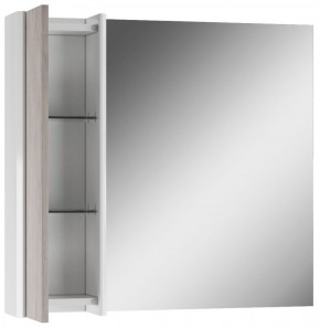 Шкаф-зеркало Uno 80 Дуб серый левый/правый Домино (DU1504HZ) в Лесном - lesnoy.ok-mebel.com | фото 4