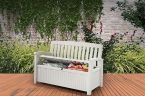 Скамья Patio Bench белый в Лесном - lesnoy.ok-mebel.com | фото 3