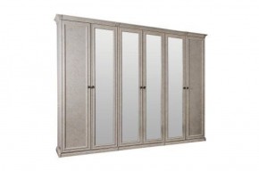 Спальня Афина 6-ти ств. шкаф (Крем корень) в Лесном - lesnoy.ok-mebel.com | фото 2