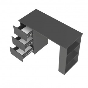 Спальня Симпл (графит) модульная в Лесном - lesnoy.ok-mebel.com | фото 24