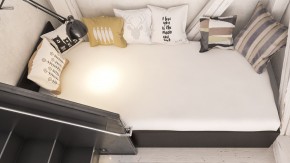 Стандарт Кровать 0900, цвет венге, ШхГхВ 93,5х203,5х70 см., сп.м. 900х2000 мм., без матраса, основание есть в Лесном - lesnoy.ok-mebel.com | фото 6