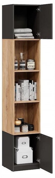 Стеллаж комбинированный Стелла в Лесном - lesnoy.ok-mebel.com | фото 2