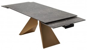 Стол ALES 180 BLACK GRAVE SOLID CERAMIC, керамика / бронзовый, ®DISAUR в Лесном - lesnoy.ok-mebel.com | фото 9