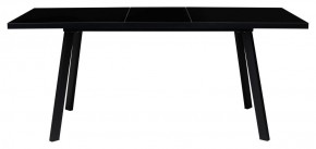 Стол ФИН 120 Черный, стекло/ Черный каркас М-City в Лесном - lesnoy.ok-mebel.com | фото 1