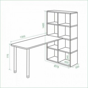 Стол компьютерный Bartolo в Лесном - lesnoy.ok-mebel.com | фото 2