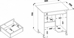 Стол компьютерный КСТ-10.1 в Лесном - lesnoy.ok-mebel.com | фото 4
