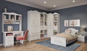 KI-KI СТД1070.1 Стол письменный (белый/белое дерево) в Лесном - lesnoy.ok-mebel.com | фото 2