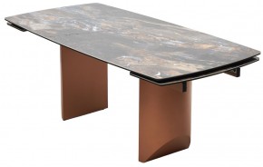 Стол ПУАНТО 200 TITANIUM LAWA NERO, керамика / МЕДЬ каркас М-City в Лесном - lesnoy.ok-mebel.com | фото 8