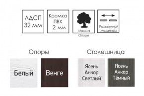 Стол раскладной Ялта-2 (опоры массив резной) в Лесном - lesnoy.ok-mebel.com | фото 4