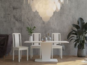 Стол раздвижной Киото-28 Белый в Лесном - lesnoy.ok-mebel.com | фото 6