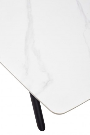 Стол RIVOLI 140 MATT WHITE MARBLE SOLID CERAMIC / BLACK, ®DISAUR в Лесном - lesnoy.ok-mebel.com | фото 9