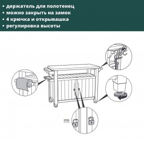 Столик для барбекю 207 Л (Unity XL 207L) в Лесном - lesnoy.ok-mebel.com | фото 8