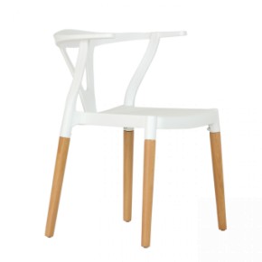 Стул Barneo N-218 Wishbone интерьерный кухонный белый в Лесном - lesnoy.ok-mebel.com | фото