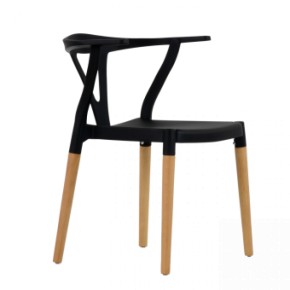 Стул Barneo N-218 Wishbone интерьерный кухонный черный в Лесном - lesnoy.ok-mebel.com | фото