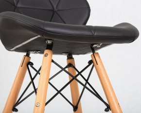 Стул барный DOBRIN BUTTERFLY BAR, ножки светлый бук, цвет чёрный в Лесном - lesnoy.ok-mebel.com | фото 9