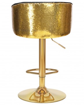 Стул барный DOBRIN DARCY GOLD SHINY, черный велюр с золотыми пайетками в Лесном - lesnoy.ok-mebel.com | фото 5