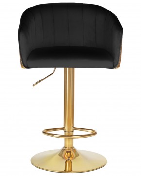 Стул барный DOBRIN DARCY GOLD SHINY, черный велюр с золотыми пайетками в Лесном - lesnoy.ok-mebel.com | фото 6