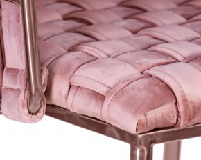 Стул барный DOBRIN EMMA ROSE GOLD, розовый велюр (VF-10) в Лесном - lesnoy.ok-mebel.com | фото 7