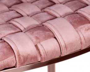 Стул барный DOBRIN EMMA ROSE GOLD, розовый велюр (VF-10) в Лесном - lesnoy.ok-mebel.com | фото 9