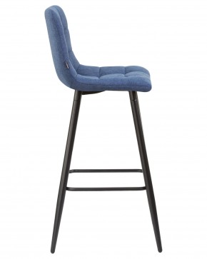 Стул барный DOBRIN NICOLE, черные матовые ножки, синяя ткань (UF860-14B) в Лесном - lesnoy.ok-mebel.com | фото 3