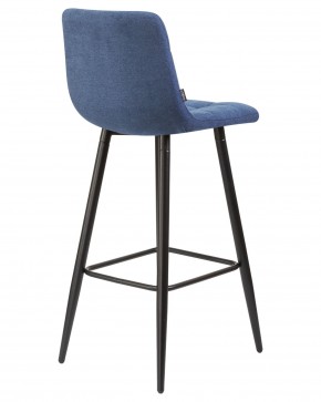 Стул барный DOBRIN NICOLE, черные матовые ножки, синяя ткань (UF860-14B) в Лесном - lesnoy.ok-mebel.com | фото 4
