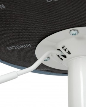 Стул барный DOBRIN TAILOR WHITE, пудрово-голубой велюр (MJ9-74) в Лесном - lesnoy.ok-mebel.com | фото 7