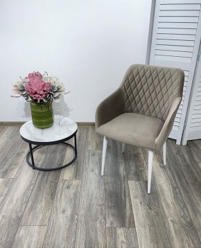 Стул BRANDY-X ЛАТТЕ #25 / белый каркас, велюр М-City в Лесном - lesnoy.ok-mebel.com | фото 2