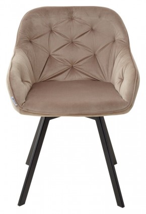 Стул GALE 360 град. поворот. BLUVEL-40 BEIGE, велюр/ черный каркас, М-City в Лесном - lesnoy.ok-mebel.com | фото 6