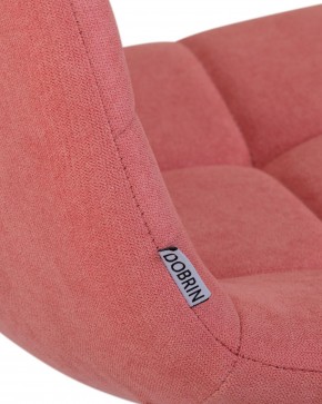 Стул обеденный DOBRIN ALEX, белые ножки, розовая ткань (UF860-05B) в Лесном - lesnoy.ok-mebel.com | фото 7