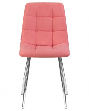 Стул обеденный DOBRIN ALEX, хром ножки, розовая ткань (UF860-05B) в Лесном - lesnoy.ok-mebel.com | фото 6