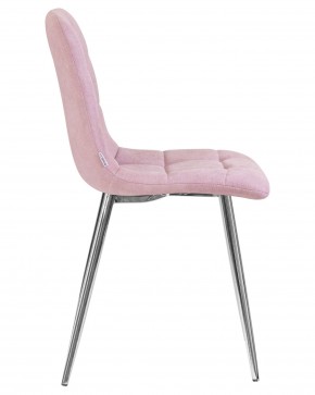 Стул обеденный DOBRIN ALEX, хром ножки, сиреневая ткань (UF860-04B) в Лесном - lesnoy.ok-mebel.com | фото 3