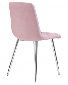 Стул обеденный DOBRIN ALEX, хром ножки, сиреневая ткань (UF860-04B) в Лесном - lesnoy.ok-mebel.com | фото 4